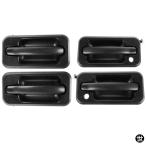 ショッピング2009年 2003-2009年式 ハマーH2用 外装ドアハンドルセット ブラックテクスチャード 131609870457 15104792 10360326 カーパーツ