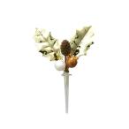 オーナメント シャンディヒイラギ 3本 Xmas 季節限定 クリスマスケーキ