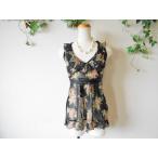  L'Est Rose LEST ROSE общий chu-ru bare top cut and sewn блуза M