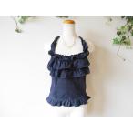  L'Est Rose LEST ROSE оборка. симпатичный топ на бретелях блуза M