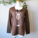 ピンクハウス PINKHOSE リボン & ワッペン 付 長袖 Ｔシャツ カットソー M