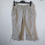  L'Est Rose LEST ROSE лето направление 7 минут длина кромка оборка. симпатичный женский для укороченные брюки сделано в Японии 2