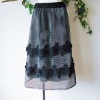  с биркой Bell Chu Very. цветок узор имеется сетка общий резина юбка M~L