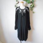  с биркой GU GU лето вышивка ввод One-piece чёрный L