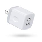 Viviber usb адаптер usb розетка AC тип зарядное устройство USB источник питания I ho n зарядное устройство (PSE засвидетельствование /2.1A полный скорость зарядка /2USBpo