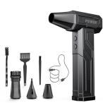 [ Япония стандартный товар ] баллончик для обдувки электрический вентилятор вентилятор мойка машин 300000RPM супер мощный 10000mAh 120m/s. способ скорость 4 -ступенчатый поток воздуха регулировка US