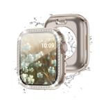 フルカバー保護 Puptoya アップルウォッチ 防水 カバー キラキラ Apple Watch Series 6 5 4 SE3 SE2 対