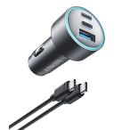 Anker 535 Car Charger (67W) with USB-C & USB-C ケーブル (PD対応 67W 3ポート USB-C
