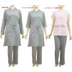 【春夏 マタニティパジャマ】T/C天竺・2トップ マタニティ パジャマ(フロントスナップ授乳と添い乳らくちんトップス)