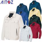 爆買 作業服 ブルゾン 作業着 ジャケット 制電 帯電防止 エコ素材 エコマーク認定 動きやすい ジャンパー 上着 長袖 通年 秋冬 アイトス AZ-6560 大きいサイズ 6
