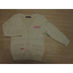 RONI ロニィ ロニ ロニー 子供服 長袖 カーディガン カーデ クリーム 秋 冬 SS 約 100cm ★4 キッズ 女の子 女児 ブランド アウトレット リサイクル 古着 子ども