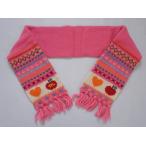 Yahoo! Yahoo!ショッピング(ヤフー ショッピング)ミキハウス miki house mikihouse アウトレット 子供服 女の子 約 100cm 110cm 120cm マフラー ピンク 秋 冬 ★3  冬服 ガールズ キッズ 古着 こども