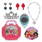 ディズニープリンセス アクセサリー ジュエリー バッグ セット 鍵付き 女の子 キッズ 子供 おもちゃ 誕生日 クリスマス プレゼント ままごと 3歳 4歳 5歳 6歳
