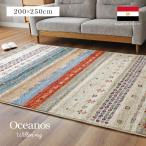 ショッピングカーペット カーペット ラグ 3畳 200x250cm 長方形 高級 ウィルトン織 ラグマット エジプト産 ギャッベ キルム 北欧 おしゃれ お洒落 ベージュ ウィルトン織ラグ オケアノス