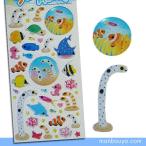 ショッピングシール チンアナゴ グッズ シール 水族館お土産 AIP うみうみプラネット チンアナゴ IO-07 メール便発送可