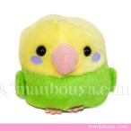 ことり隊 ぬいぐるみ 小鳥 雑貨 アミューズ AMUSE セキセイインコ グリーン 10cm まんぼう屋ドットコム
