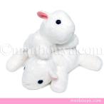 Yahoo! Yahoo!ショッピング(ヤフー ショッピング)ヤギ ぬいぐるみ 動物 A-SHOW Little Beans リトルビーンズ 白ヤギ 14cm