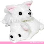 Yahoo! Yahoo!ショッピング(ヤフー ショッピング)犬のぬいぐるみ チワワ グッズ 雑貨 A-SHOW（栄商） Little Beans（リトルビーンズ） チワワホワイト  12cm メール便発送可