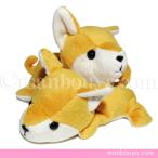 柴犬のぬいぐるみ グッズ 雑貨 A-SHOW 栄商 Little Beans リトルビーンズ  柴犬 オレンジベージュ 12cm　メール便発送可