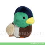 Yahoo! Yahoo!ショッピング(ヤフー ショッピング)カモ ぬいぐるみ 小鳥 雑貨 A-SHOW ミニビーンズ マガモ 7cm メール便発送可