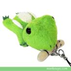 Yahoo! Yahoo!ショッピング(ヤフー ショッピング)カエル ぬいぐるみ グッズ 雑貨 A-SHOW（栄商） ぱっくんクラブ　携帯ストラップ 蛙 7cm メール便発送可