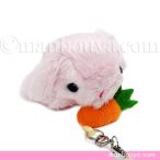 Yahoo! Yahoo!ショッピング(ヤフー ショッピング)垂れ耳うさぎ ぬいぐるみ 携帯ストラップ A-SHOW 栄商 ぱっくんクラブ ウサギ ピンク 6cm
