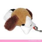 犬のぬいぐるみ グッズ 雑貨 A-SHOW（栄商） ぱっくんクラブ　携帯ストラップ ビーグル 7cm メール便発送可