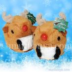 Yahoo! Yahoo!ショッピング(ヤフー ショッピング)クリスマス トナカイ ぬいぐるみ グッズ ミニ 動物園 A-SHOW ムニュマムお手玉 トナカイ 5cm 1個 メール便発送可