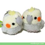 Yahoo! Yahoo!ショッピング(ヤフー ショッピング)小鳥 雑貨 インコ グッズ ぬいぐるみ A-SHOW ムニュマム 携帯ストラップ オカメインコ グレー 5cm メール便発送可