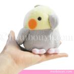 オカメインコ グッズ ぬいぐるみ 雑貨 A-SHOW 栄商 ムニュマムM オカメインコ イエローグレー 12cm