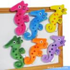 Yahoo! Yahoo!ショッピング(ヤフー ショッピング)タツノオトシゴのぬいぐるみ 水族館グッズ A-SHOW カラフルシーホース マグネット 10cm メール便発送可