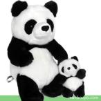 パンダ ぬいぐるみ 親子 動物園 CUTE キュート販売 お座りパンダ M・SSセット