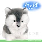 犬 ぬいぐるみ ハスキー 子犬 内藤デザイン研究所 わたぽ シベリアンハスキー 9cm