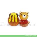 くま 雑貨 ガラス細工 ミニチュア クマ 動物 置物 フォーカート はちみつクマ