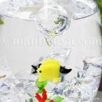 熱帯魚 インテリア 雑貨 フロート 浮き玉 ガラス細工 海 浮き球 フエフキヤッコ  メール便発送可