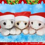 Yahoo! Yahoo!ショッピング(ヤフー ショッピング)8％OFF 猫 ぬいぐるみ たけのこ TAKENOKO シャトン クリスマスセットA ローズ・パープル・ベージュ