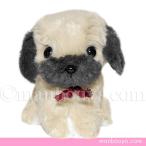 Yahoo! Yahoo!ショッピング(ヤフー ショッピング)たけのこ ぬいぐるみ 犬 パグ TAKENOKO JOYFUL MATES ジョイフルメイト キャンディフォンテーヌ パグ ベージュ 8cm