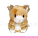 Yahoo! Yahoo!ショッピング(ヤフー ショッピング)猫 ぬいぐるみ キーホルダー たけのこ TAKENOKO JOYFUL MATES ジョイフルメイト ミニミニキッズ ネコ 茶 6cm メール便発送可