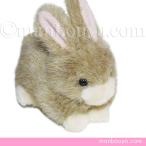 Yahoo! Yahoo!ショッピング(ヤフー ショッピング)うさぎ ぬいぐるみ 白 たけのこ TAKENOKO JOYFUL MATES ジョイフルメイト プチプチらんど ウサギ ブラウン 11cm
