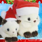 猫 ぬいぐるみ クリスマスプレゼント たけのこ TAKENOKO プチどりーむミニ ＆プチプチらんど シャムネコ サンタ帽子