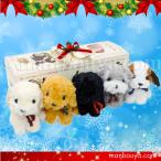 Yahoo! Yahoo!ショッピング(ヤフー ショッピング)クリスマスプレゼント ぬいぐるみ 犬 たけのこ TAKENOKO JOYFUL MATES キャンディフォンテーヌ 5種 サンタボックス