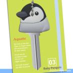 Yahoo! Yahoo!ショッピング(ヤフー ショッピング)ペンギン グッズ 雑貨 キーカバー 家 鍵 アクアチック キーキャップ ベビーペンギン メール便発送可