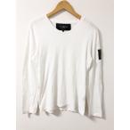 HYDROGEN(ハイドロゲン)メタルボタン Vネック 長袖Tシャツ【E5509-007】