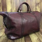 GOLD PFEIL Gold-Pfeil сумка "Boston bag" вино запад Германия кожа путешествие Vintage складной возможность [F1696-004]