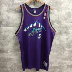 90's Champion Champion NBA UTAH JAZZyuta Jazz игра рубашка форма b лев * russell [F1742-004]