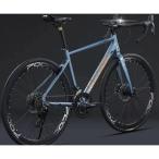 ハイパフォーマンスエアロロードバイク 700C 30段変速 ロードサイクル アルミフレーム 適応身長175cm以上 エアロバイク 街乗り・通勤・通学に最適。