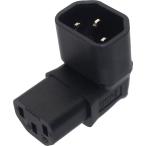  аудио вентилятор изменение коннектор L знак нисходящий 3 булавка женский (IEC 60320 C13) = 3 булавка мужской (IEC 60320 C14) [ Anne g