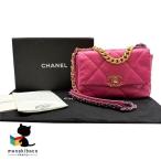  Chanel CHANEL 19go-tos gold фиолетовый AS1160 30 номер цепь плечо коробка ткань пакет брошюра разряд A женский сумка [ б/у ]