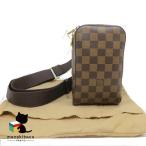  Louis * Vuitton LOUIS VUITTON N51994 Damier Geronimo s сумка "body" Damier eben Brown наклонный .. поясная сумка бренд compact...