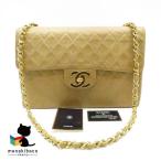  Chanel CHANELteka matelasse цепь плечо бежевый Gold металлические принадлежности портфель сумка сумка разряд A женский сумка [ б/у ]